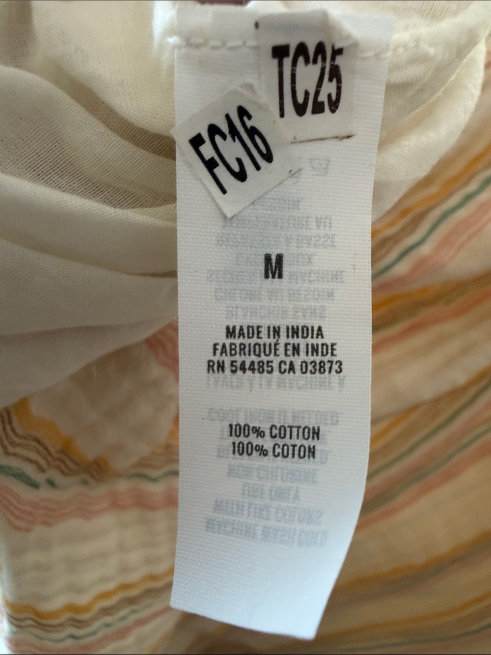 AERIE | MIDI PASTEL STRIPED V NECK DRESS - Picture 5 of 5